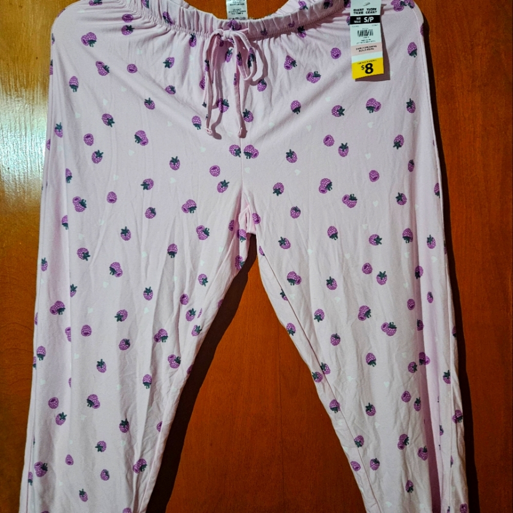 Charisma Pink and Purple Polka Dot Pajama Set